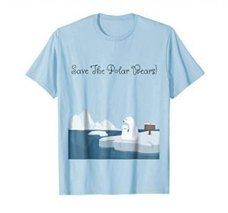 Save The Polar Bears Global Warming T-Shirt  AnimalTees
