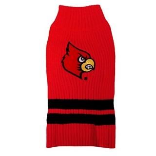 Louisville Cardinals Pet Sweater MD