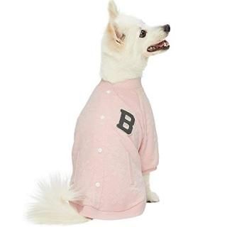 Blueberry Pet Soft & Comfy Baseball Fans Favorite Floral Jacquard Pullover Dog S