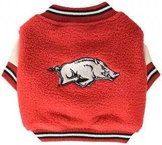 Sporty K9 Arkansas Varsity Dog Jacket XX-Small