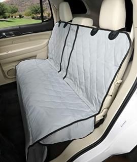 Dog Seat Cover with Hammock for Fold Down Rear Bench Seat 60/40 Split and Middle