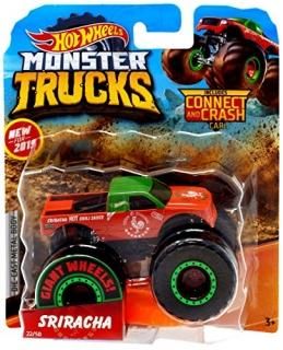 Hot Wheels 2019 Monster Trucks Giant Wheels Sriracha 164 Scale