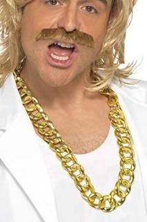 Smiffy's Big Chunky Necklace Chain Gold