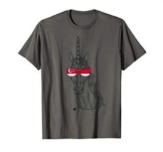 Singapore Sunglasses Unicorn T-Shirt