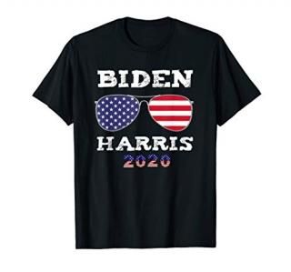 Biden Harris 2020 American Flag Sunglasses T-Shirt