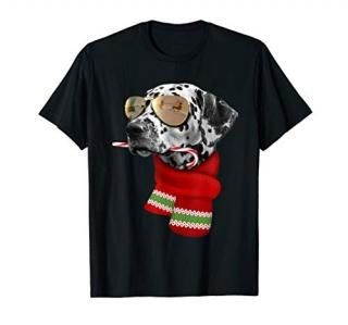 Dalmatian shirt Cute Christmas Gift Dog Lovers Sunglasses T-Shirt