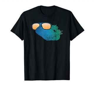 Bearded Dragon  Funny Reptile Heat  Sunglasses T-Shirt