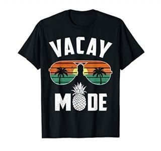 Vacay Mode Retro Sunglasses Vintage Funny Summer Vacation T-Shirt