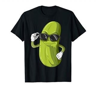 Pickle with Sunglasses Cool Sunglasses Pickle T-Shirt
