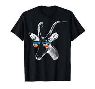IMPALA ANIMAL Shirts With Glasses Sunglasses Retro Style T-Shirt