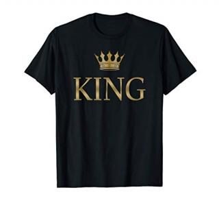 King Gold Crown Birthday T-Shirt T-Shirt