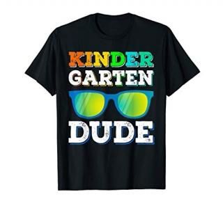 Kindergarten Dude Shirt Cool Sun-glass Back To School Gifts T-Shirt