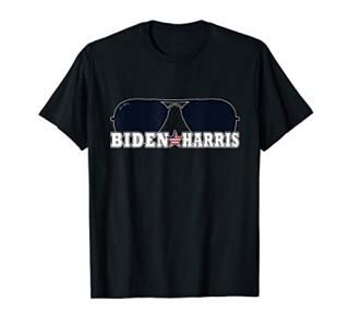 Biden Harris Sunglasses Patriotic Aviator Graphic T-Shirt