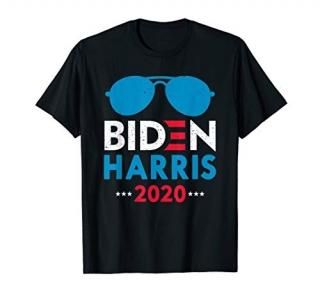 Biden Harris 2020 Distressed Biden Harris vote sunglasses T-Shirt