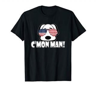 Come On Man Joe Biden Sunglasses C'mon Man Dog Lover T-Shirt