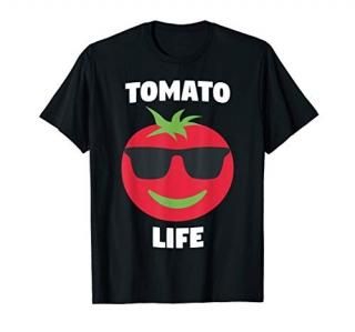 Tomato Life - Funny Sunglasses Tomato T Shirt for Vegetarian T-Shirt