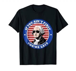 George Washington Sunglasses 4th of July Shirt