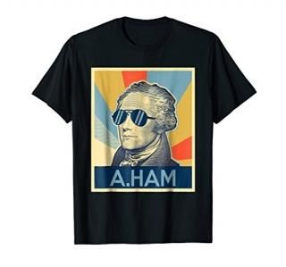 Alexander Hamilton shirt wearing sunglasses