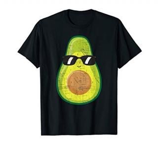 Avocado With Sunglasses - Funny Vegan Vegetarian Design T-Shirt