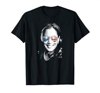 Kamala Harris American Sunglasses USA For President Tee T-Shirt