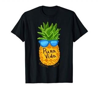 Costa Rica Pura Vida Pineapple Sunglasses T-Shirt