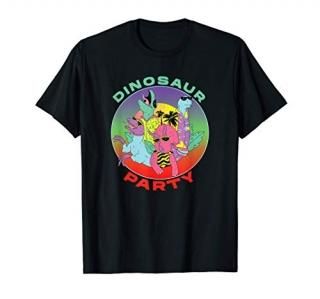 Dinosaur Birthday Party Dino Mom Dino-Sunglasses Color T-Shirt