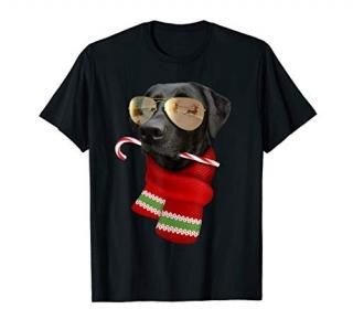 Labrador Shirt Christmas Gift Dog Lovers Lab Sunglasses T-Shirt