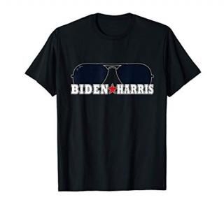 Biden Harris Red Star Aviator Sunglasses Men Women Youth T-Shirt