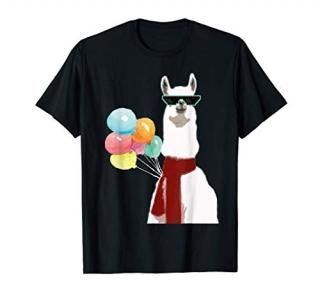 Llama Alpaca Sunglasses Funny Cool Lama Rama Gift Idea T-Shirt