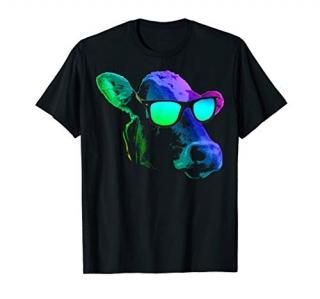 Cool Cow With Sunglasses T-Shirt