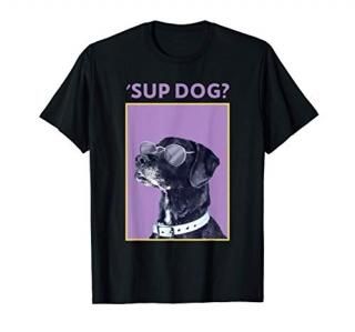 Sup Dog Cool Funny Dog Sunglasses Gift for Men Women Kids T-Shirt
