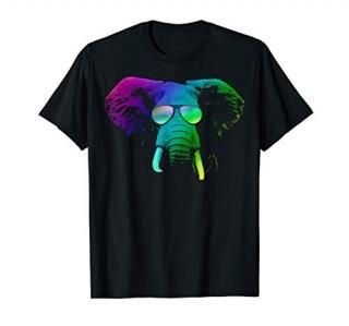 Cool Elephant With Sunglasses T-Shirt