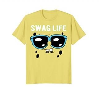 Spongebob SquarePants Swag Life Sunglasses T-Shirt