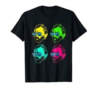 Vincent van Gogh Starry Night Sunglasses Pop Art T-Shirt