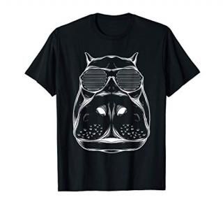 Hippopotamus Cool And Cute Hippo W/ Sunglass Cute Gift T-Shirt