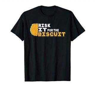 Risk It For The Biscuit Chicken Sunglasses Artwork Gift T-Shirt
