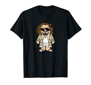 Cool The Dude T Shirt with sunglasses for dudes that abide