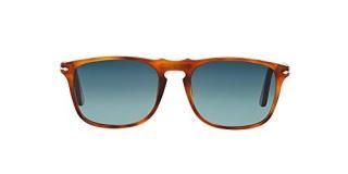 Persol Men's Polarized PO3059S-96/S3-54 Brown Square Sunglasses