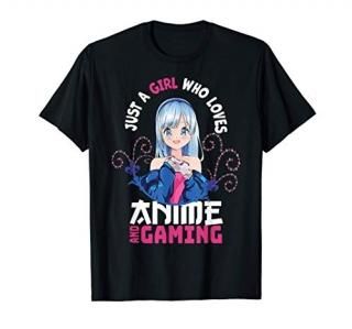 Anime Watching & Video Gaming Girls Gaming Manga Lover Gift T-Shirt