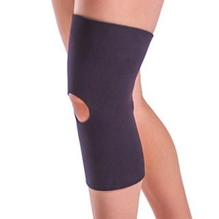 BraceAbility Open Patella/Open Back Neoprene Knee Sleeve  Water-Resistant Athlet