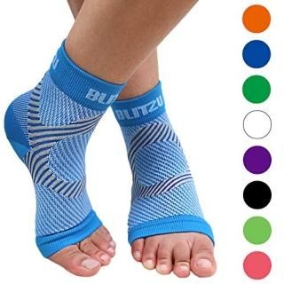 BLITZU Plantar Fasciitis Compression Socks For Women & Men - Best Ankle and Nano