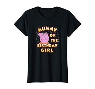 Womens Peppa Pig Mummy Of The Birthday Girl T-Shirt