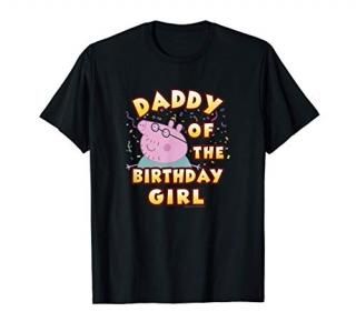 Mens Peppa Pig Daddy Of The Birthday Girl T-Shirt