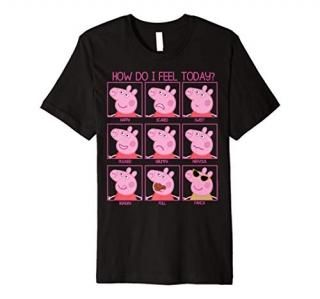 Peppa Pig How Do I Feel Today Premium T-Shirt