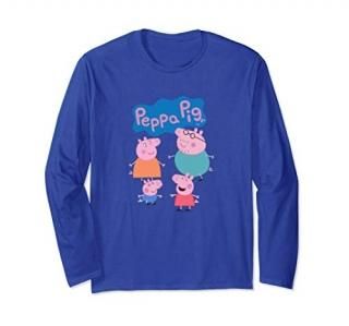 Peppa Pig Family Logo Long Sleeve T-Shirt