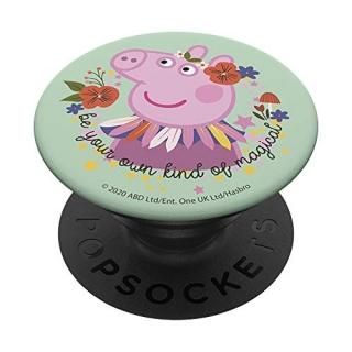 Peppa Pig Be Your Own Kind Of Magical PopSockets PopGrip Swappable Grip for Phon