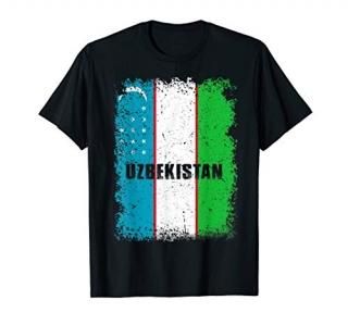 Uzbekistan Shirt Funny Uzbekistani Flag Tee Shirt Gift