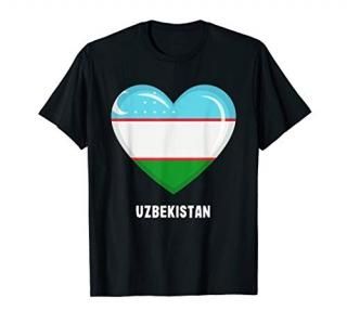 Uzbekistan Flag Shirt  Uzbekistani T-Shirt