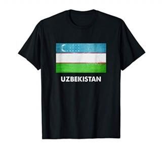 Uzbekistan Flag Shirt  Uzbek Uzbekistani T-Shirt