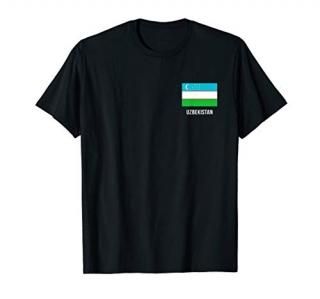 Uzbekistan Flag Shirt  Uzbekistani T-Shirt
